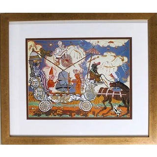 Red Grooms, "Bicentennial Bandwagon," Lithograph For Sale