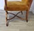 1970s French Revival Porter’s Canopy Chair in Fruitwood and Ochre Velvet For Sale - Image 11 of 11
