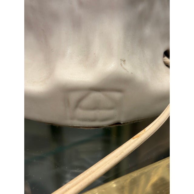 1960s Van Briggle Pottery Lamp “Rebecca at the Well” With Original Butterfly Shade For Sale In Phoenix - Image 6 of 10