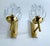 Vintage Glass and Brass Sconces, 1970, Set of 2 For Sale - Image 17 of 18