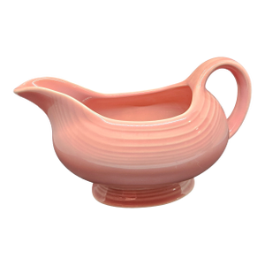 Vintage Homer Laughlin China Company Rose Pink Fiesta Gravy Boat