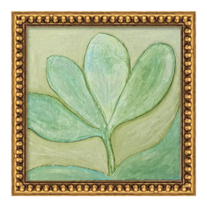 Contemporary Modern Tulip Flower Painting – Handpainted Oil Art – Framed Original Fine Painting
