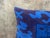 Navy Blue Vintage Lumbar Rug Pillow Cover For Sale - Image 8 of 11
