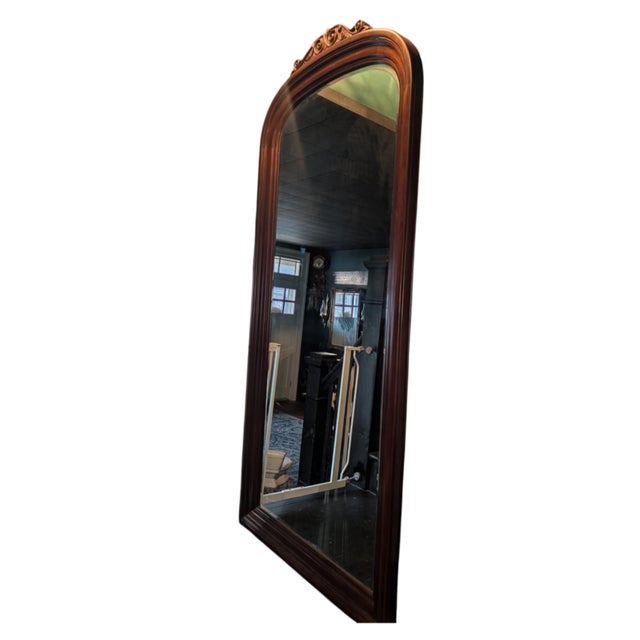 Pennsylvania House Pennsylvania House Grand Full-Length Mirror: 37x80 Vintage Chinoiserie Grandeur For Sale - Image 4 of 16