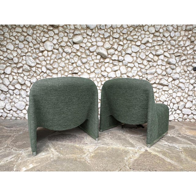 1970s Alky Lounge Chairs by Giancarlo Piretti for Castelli, 1970s, Set of 2 For Sale - Image 5 of 15