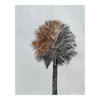 1993 Ron Yrabedra Palm Tree Drawing For Sale