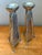 Silver Vintage 1994 Signed Mirrored Candlestick Holders - A Pair For Sale - Image 8 of 12