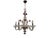Venetian Murano Glass Clear Pink Chandelier, 1960s For Sale - Image 13 of 13