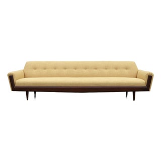 Mid-Century Modern Adrian Pearsall Style Walnut Sofa, Circa 1960s For Sale