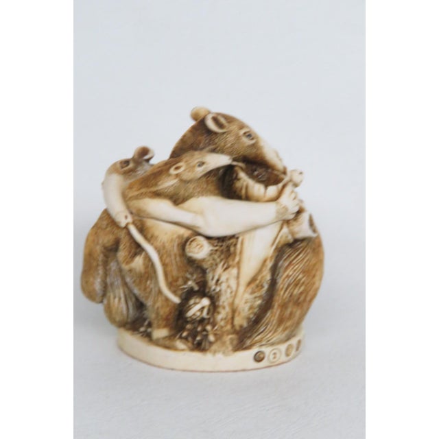 Harmony Kingdom England Antipasto Anteaters Figurine With Original Box 5136b For Sale - Image 4 of 10
