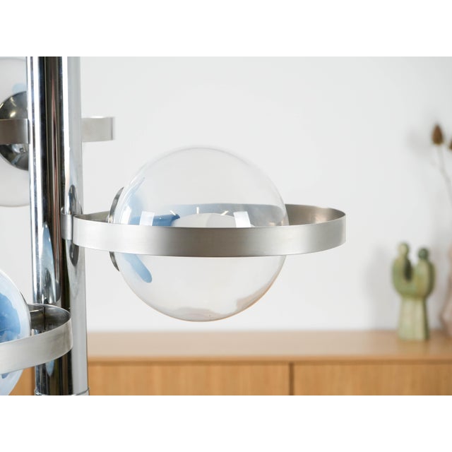 1970s Space Age Pendant Lamp, Italy, 1970s For Sale - Image 5 of 15