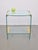 Vintage Regency Brass & Glass Side Table, 1970s For Sale - Image 4 of 13