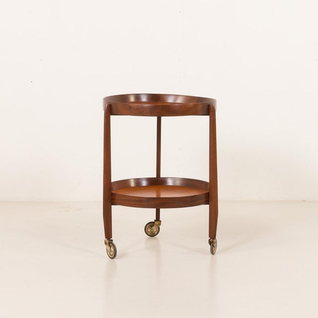 Italian Round Bar Trolley, 1960s For Sale - Image 4 of 11