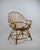 Mid-Century Modern French Rattan Peacock Lounge Chair, 1970 For Sale - Image 10 of 13
