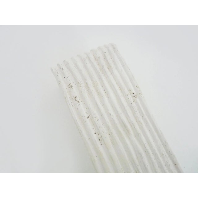 Large Minimalist Terracotta Wall Light from Toscot, Italy For Sale - Image 6 of 9