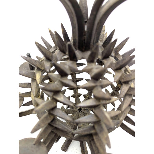 Black Candlestick Pineapple in Cast Iron by Jens H. Quistgaard for IHQ Danish Designs Ltd., Denmark, 1960 For Sale - Image 8 of 11