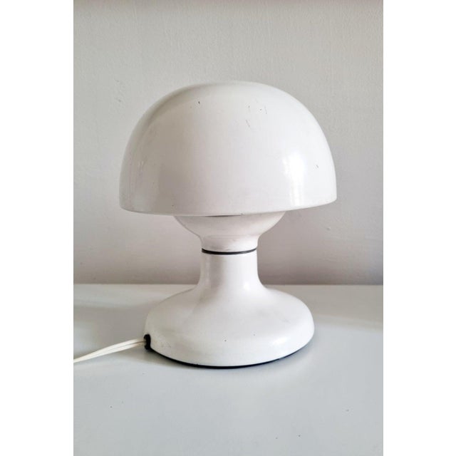 Italian Modern White Metal Table Lamp by Tobia and Afra Scarpa for Flos, 1970s For Sale - Image 10 of 13