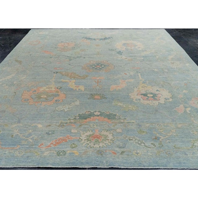 Turkish Oushak Rug 9'4" x 11'10" #20377 Explore a curated collection of hallway runners, wool rugs, and handmade...