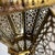 Metal Handcrafted Moroccan Brass Lantern – Pierced Candle Light, Marrakech Artisan Decor, Boho Exotic Lighting For Sale - Image 7 of 10