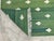 Handmade Cotton Fleur Rug, Forest Green and White Dhurrie - 14'x16' For Sale - Image 13 of 16
