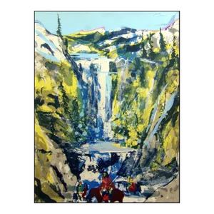 Earl Biss "Walking Upon the Thundering Waters St. Ii" on Paper Hand Signed 1983