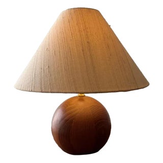 Danish Teak Table Lamp from Kirk Copenhagen, 1960s For Sale
