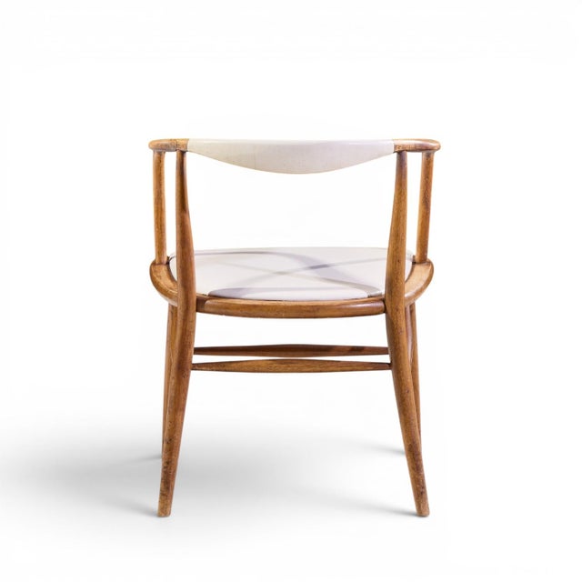 Brown Jack Cartwright for Boling Chair Company Mid Century Walnut Dining Chairs - Set of 6 For Sale - Image 8 of 10