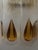 Mid-Century Modern Italian Amber Murano Wall Sconces from Mazzega, 1970s, Set of 3 For Sale - Image 6 of 11
