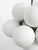Space Age Atomic Metal Ceiling Lamp with 12 Glass Spheres in Light Gray from Kaiser Leuchten For Sale - Image 10 of 13