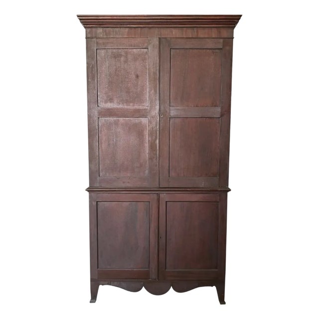 Late 18th/Early 19th Century Virginia Federal Period Linen Press For Sale