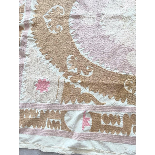 Hand-Embroidered Bukhara Suzani Tribal Textile For Sale - Image 4 of 9