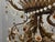 Gold Italian Tole and Murano Glass Chandelier, 1960s For Sale - Image 8 of 15