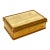 Vintage Gilt Wood and Eglomise Velvet Lined Box For Sale