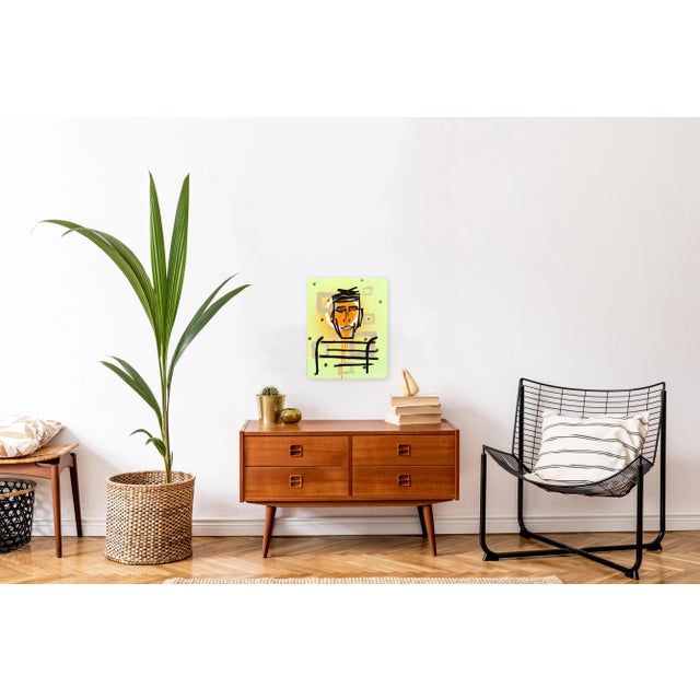 Green "Son of Sun" Original Artwork by Soren Grau For Sale - Image 8 of 10