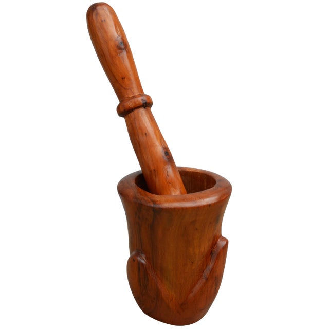 Handmade Moroccan Berber Mortar & Pestle For Sale