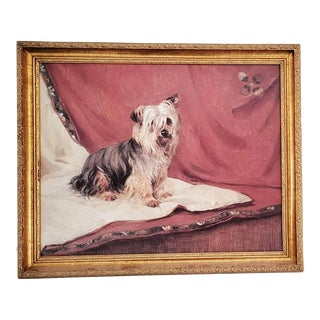 Yorkshire Terrier Textured Art Print For Sale