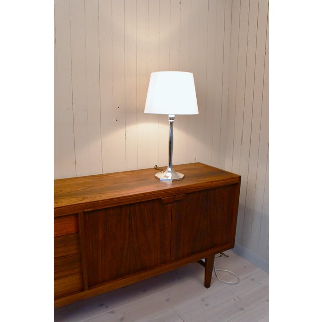 Swedish Grace Table Lamp by Herman Bergmans Konstgjuteri, 1920s For Sale - Image 3 of 13