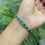 Regal 12 Ct Emerald & Diamond Line Tennis Bracelet in 925 Sterling Silver, 7 Inch For Sale - Image 11 of 14