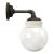 Vintage Industrial White Porcelain and Opaline Glass Sconce For Sale - Image 6 of 6