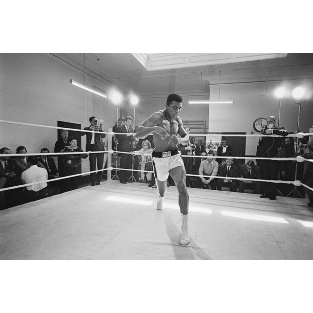 Ali in Training' Contemporary Archival Black and White Photograph Print From the Original Negative by R. McPhedran - 16x12 For Sale