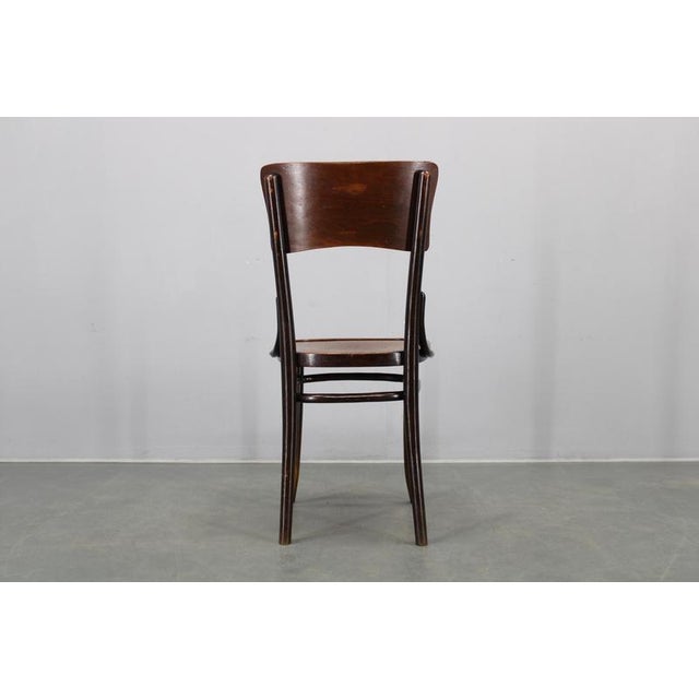 Thonet Art Nouveau Bentwood Chairs from Thonet, Czechoslovakia, 1920s, Set of 2 For Sale - Image 4 of 18