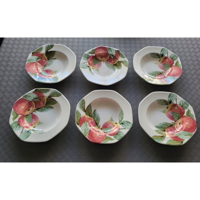 Pontesa Spain Fruit Plate Set, Set of 18 For Sale - Image 4 of 8