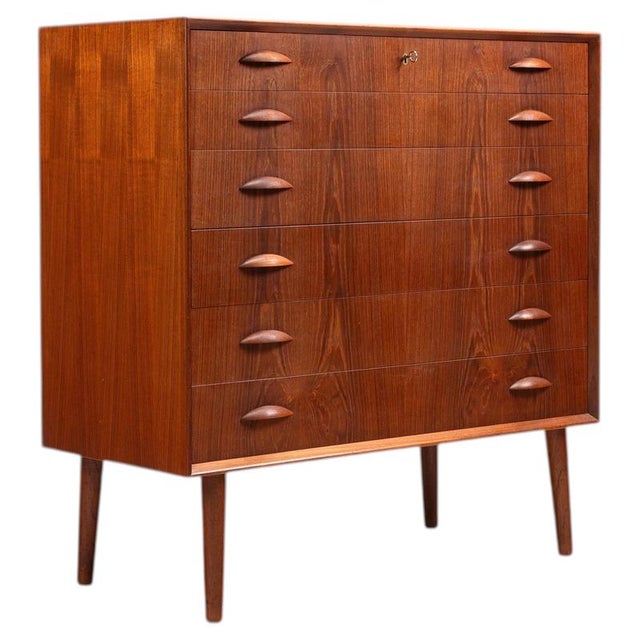 Chest of Drawers in Teak by Johannes Sorth for Nexo Mobelfabrik, Denmark, 1960s For Sale - Image 14 of 14