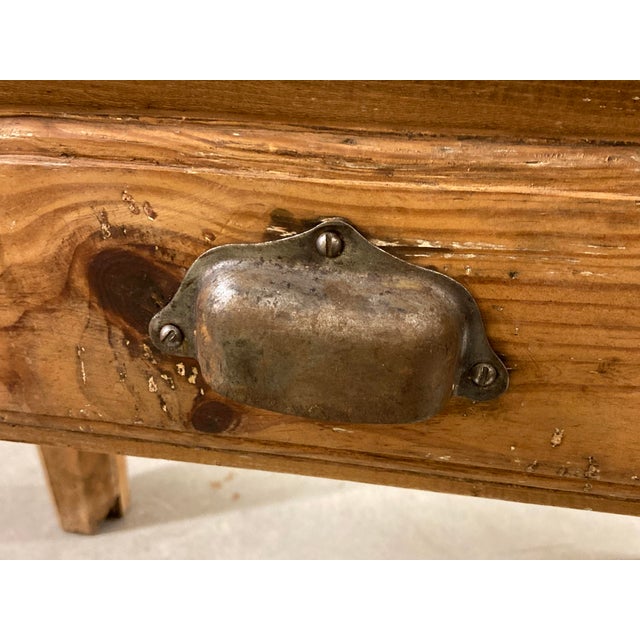 Butchers Block in Beech with Octagonal Legs, 1930s For Sale - Image 14 of 18