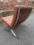 Ludwig Mies van der Rohe Set of 4 Vintage Knoll Barcelona Chairs by Mies Van Der Rohe Brown Leather Lounge Mid-Century For Sale - Image 4 of 15