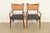 Mid-Century Modern Paul McCobb for Directional Mid-Century Modern Sculpted Walnut Cane Back Armchairs, Pair For Sale - Image 3 of 13