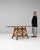 20th Century Belgian Brutalist Wooden Dining Table With Carved Base For Sale - Image 4 of 18