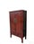 80" Inch High Chinoiserie-Style Red Elm Armoire For Sale - Image 4 of 5