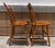 Pair Vintage Nichols & Stone Solid Maple Wood Stenciled Chairs For Sale In West Palm - Image 6 of 10