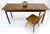 Kittinger Ebonized Base Flip Top 64” Long Console Dining Table c1960s MINT! For Sale - Image 11 of 18